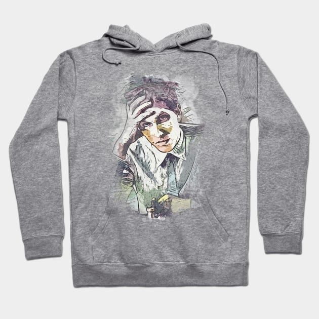 Bobby Fischer ✪ A TRIBUTE to The Legend ✪  Abstract Portrait of a chess master Hoodie by Naumovski